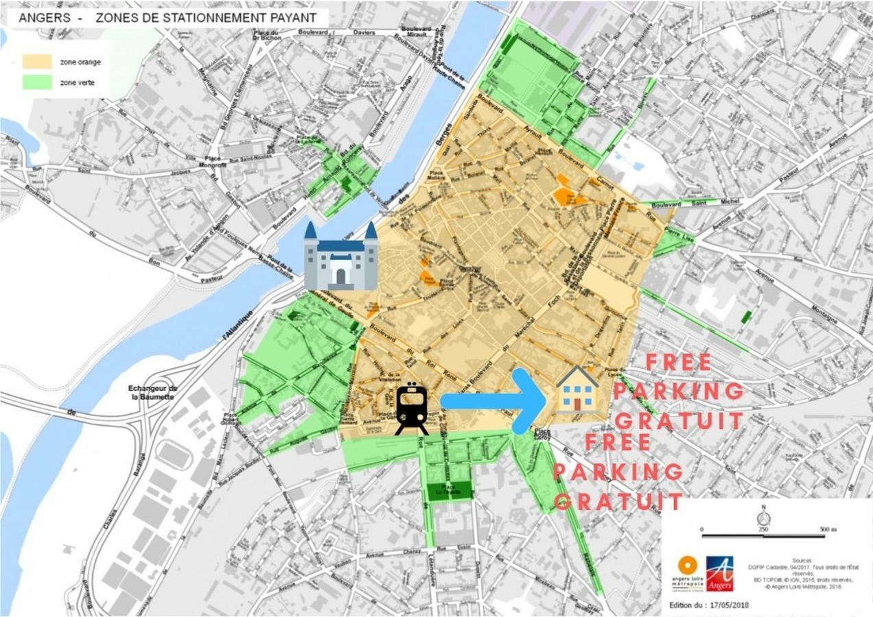 Crypto Prestige - Gare et Centre - Studio et T3 Angers Eksteriør billede